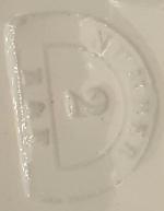 Elsmore and Forster - Mark on Tobacco Leaf Fanfare saucer