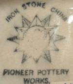 Pioneer Pottery - Mark - Eagle Starburst