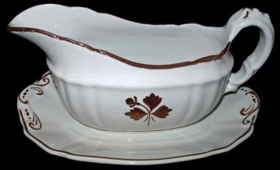 Alfred Meakin - Chelsea - TL - Gravy Boat and Relish-Pickle