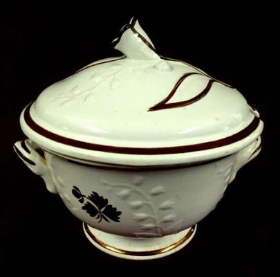 Anthony Shaw - Lily-of-the-Valley - TL - Covered Posset Bowl
