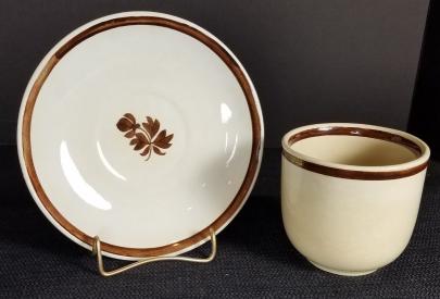 Anthony Shaw - Plain Round - TL - Handleless cup and saucer