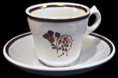 Clementson - New York Shape - TB - Child's Cup and Saucer