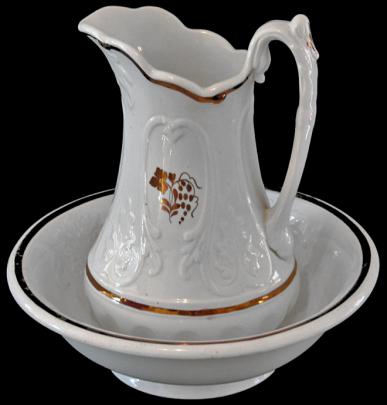 Clementson - New York Shape - TB - Ewer and  Basin
