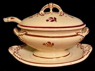 Edge Malkin - Polonaise - TL - 4 piece Sauce Tureen