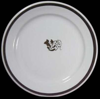 J H and J Davis - Banded Round - TB - Plate - Dinner
