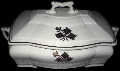 John Edwards - Peerless Shape - TL - Vegetable Tureen