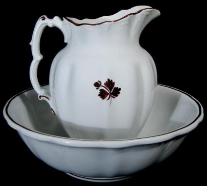 Johnson Brothers - Acanthus - TL - Ewer and Basin
