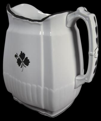 Mellor Taylor - Square Ridged - Hearts - TL - Pitcher - Water