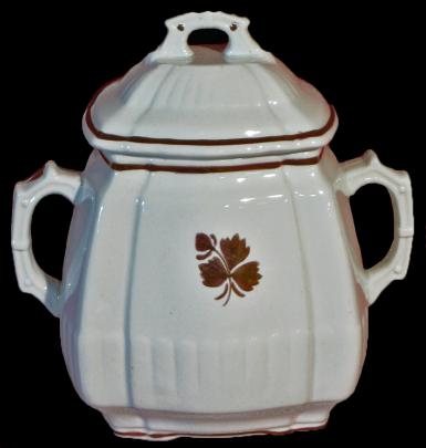 Mellor Taylor - Square Ridged - Hearts - TL - Sugar Bowl
