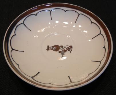 Unknown - Grape Octagon - THIST - Saucer