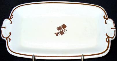 Wedgwood - Simple Square - Wedgwood's Plain - TL - Relish-Pickle Dish