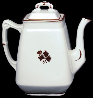 Wedgwood - Simple Square - Wedgwood's Plain - TL - Coffeepot/Teapot