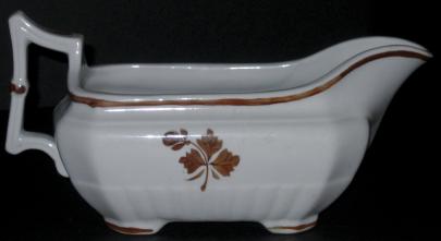 Wedgwood - Square Ridged Ribbed - TL - Gravy Boat