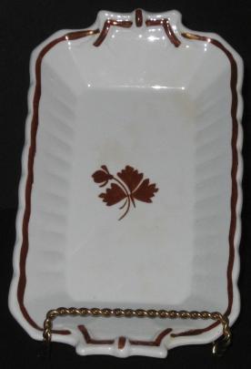 Wedgwood - Square Ridged Ribbed - TL - Relish-Pickle Dish