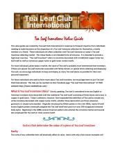 tea leaf value guide