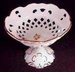 Anthony Shaw - Reticulated Lace - Tea Leaf - Bowl (Footed, Reticulated)