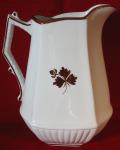 Burgess - Square Ridged - Beaded Handle - TL - Ewer