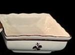 Clementson - Heavy Square - TL - Scalloped Rim Serving Bowl (6.5 in.)