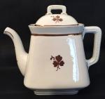 East End - Simple Square - Beaded Handle - TL - Coffeepot/Teapot