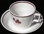 Grindley - Plain Round - TL - Cup and Saucer