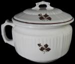 Mellor Taylor - Square Ridged - Hearts - TL - Chamber Pot