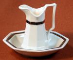 Red Cliff - Gothic Shape - LB - Miniature Ewer and Basin